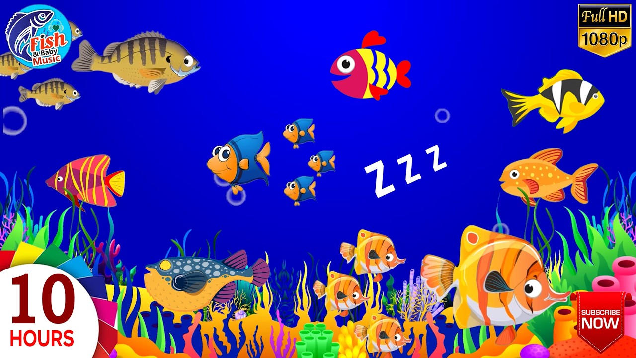 🐠 Fish and Baby Music 👶 Soft Baby Lullaby for Peaceful Sleep🐟 09