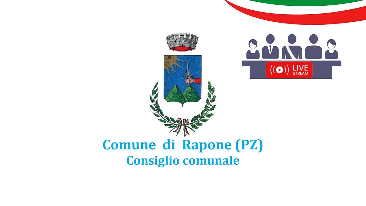 Consiglio comunale di Rapone del 30 aprile 2025