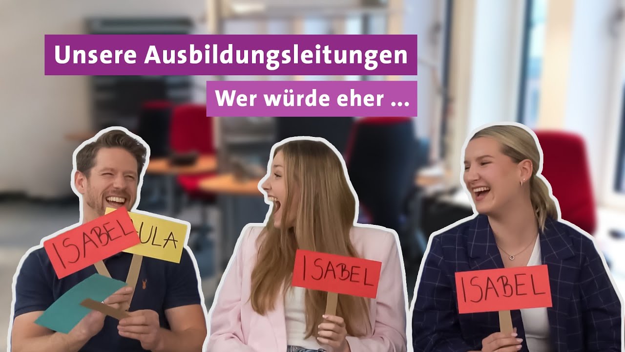 Unsere Ausbildungsleitungen (Bezirk Oberbayern) - Wer würde eher ...?