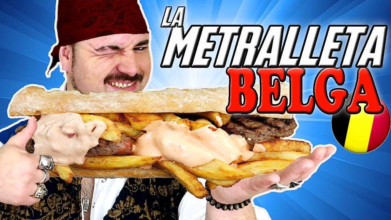 La Metralleta BELGA y sus SALSAS | Un BOCADILLO con PATATAS FRITAS DENTRO!