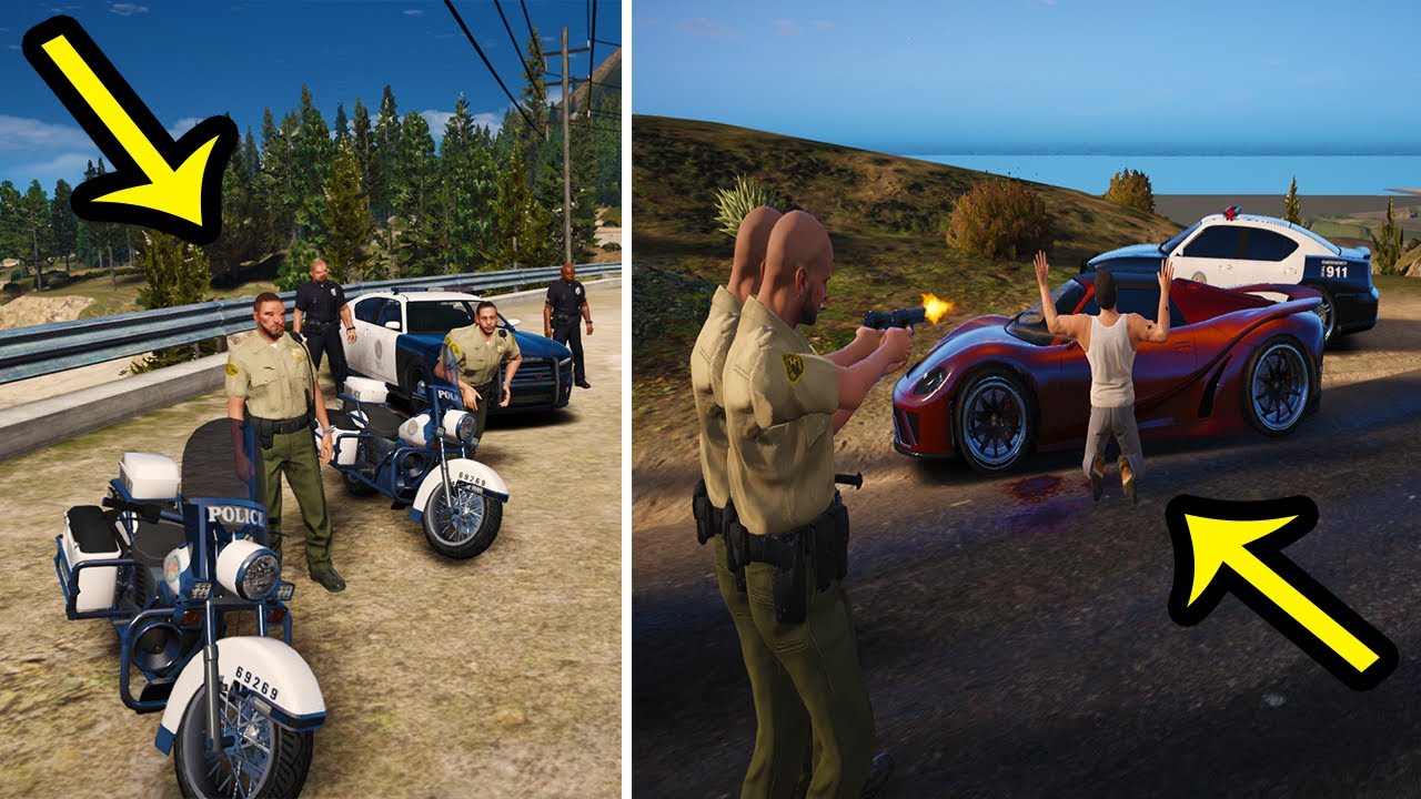 Que ce passe-t-il si on passe à toute vitesse devant la Police ? GTA V #TAC 150 !