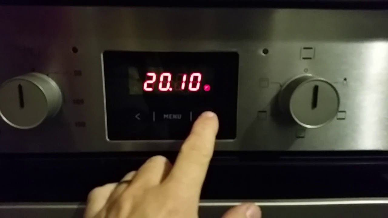 HANSA oven - setting time