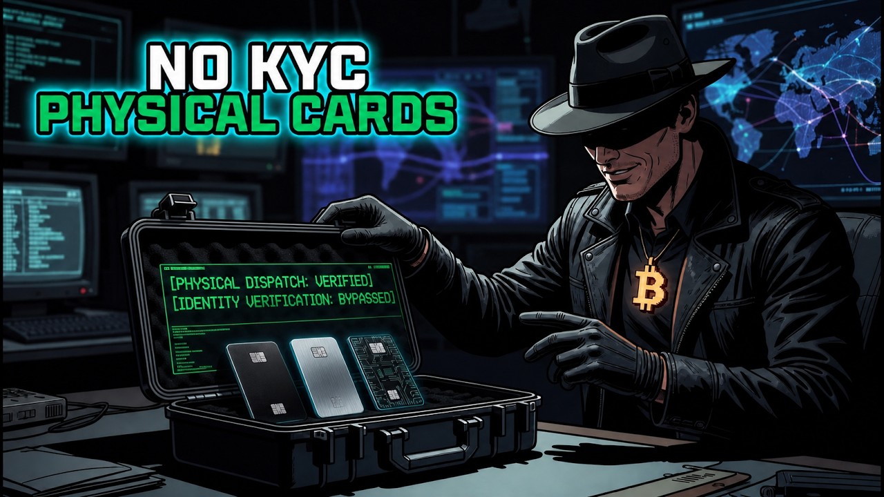 PHYSICAL NO KYC Cards - My Exclusive List