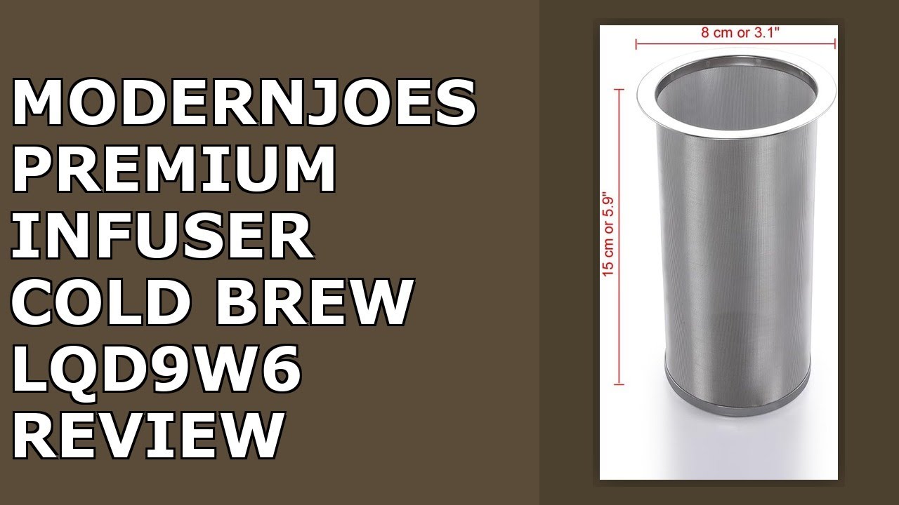 MODERNJOE'S Premium Infuser Cold Brew Coffee Maker for 1 Quart Wide Mouth Mason Jars. Cold Review