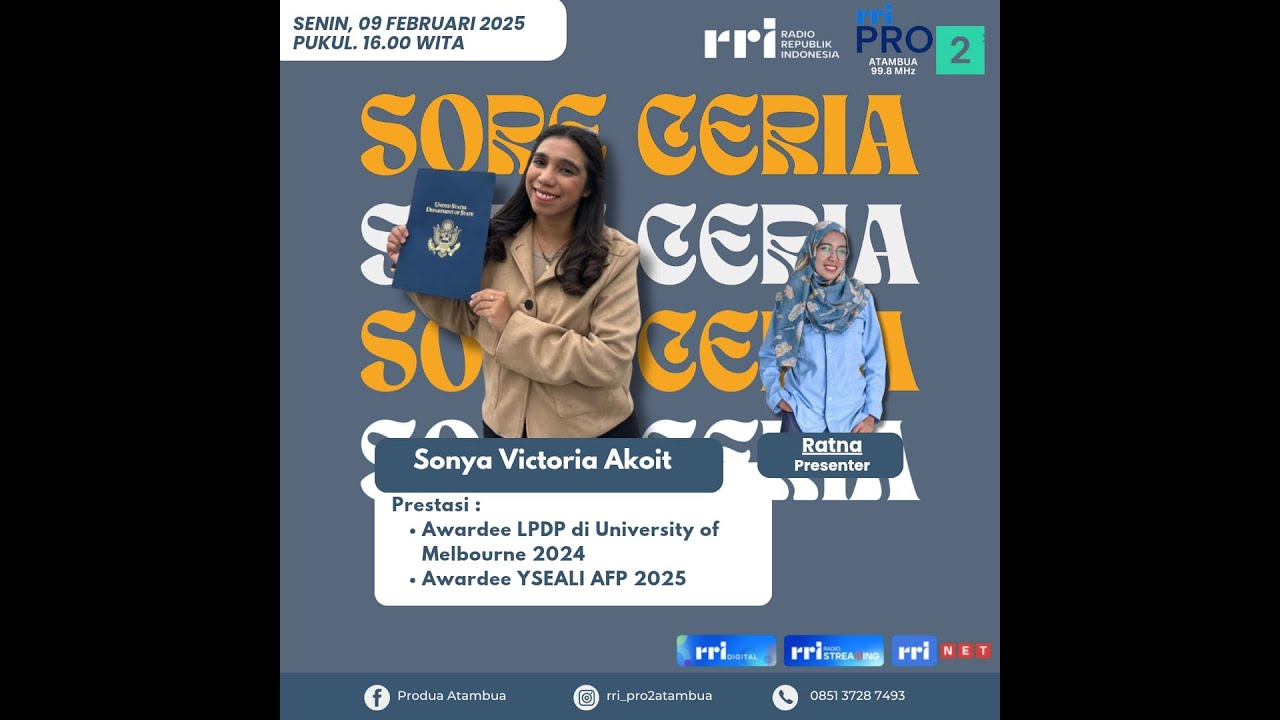 SORE CERIA PRO 2 || SENIN, 09 FEBRUARI 2026