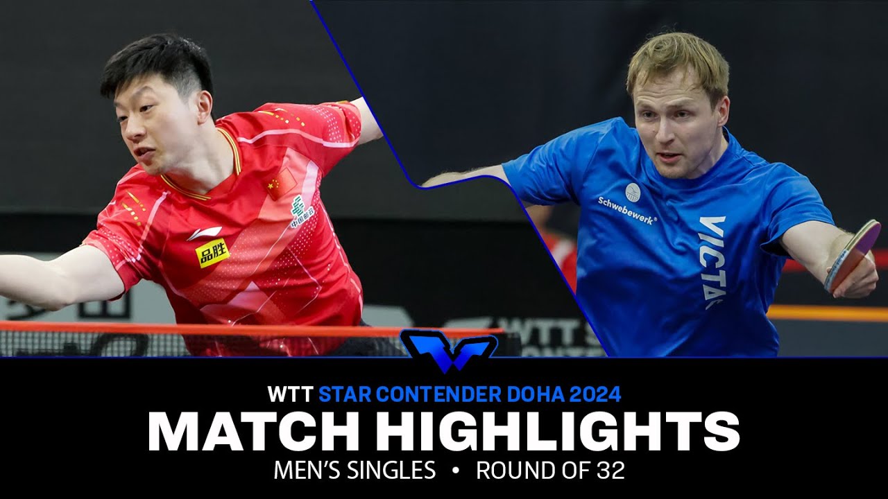 Benadikt Duda vs Ma Long | MS R32 | WTT Star Contender Doha 2024
