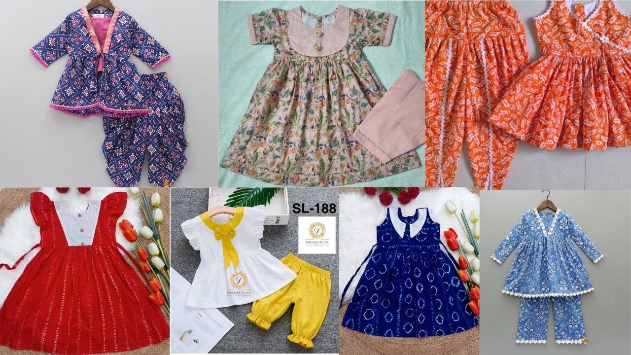 Handmade summer beautiful baby girl dress designs 2026||latest dress designs||for baby girl