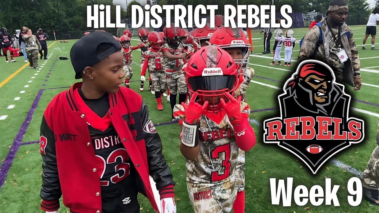 HILL DISTRICT REBELS 8U VLOG 🎥 • WEEK 9 🏈