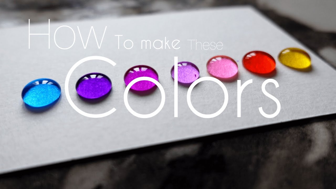 Unlock the Secrets: Waterdrop colors Making Tutorial Revealed!