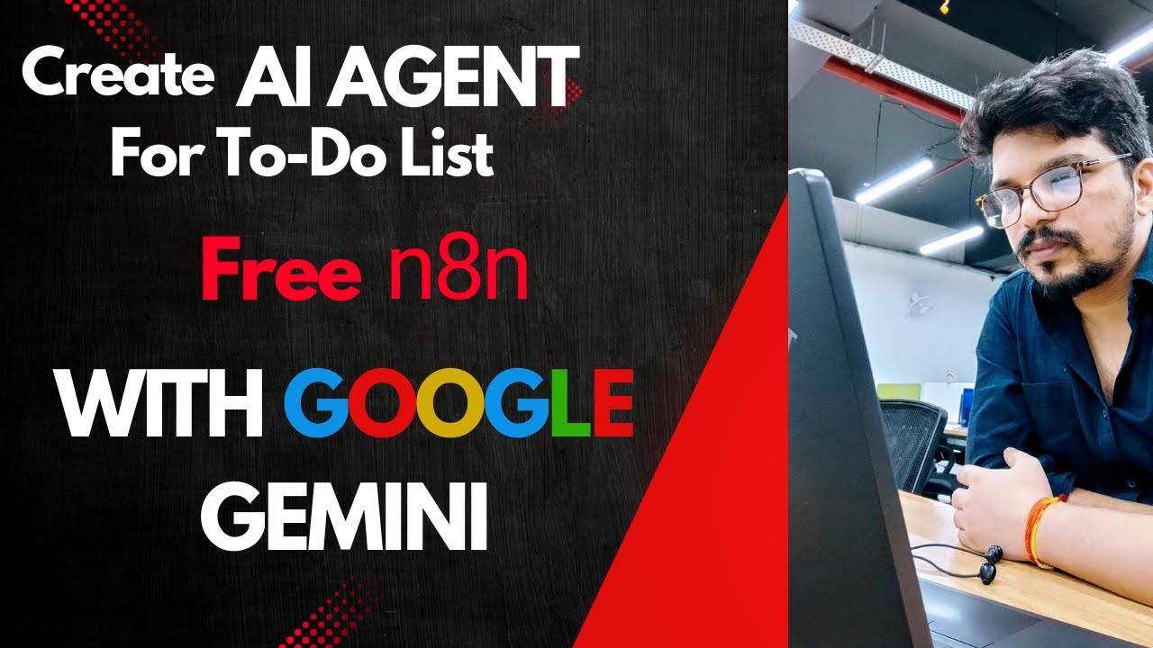 Create AI Agent For To-Do List | Free n8n with google Gemini  | From Zero to AI Agent