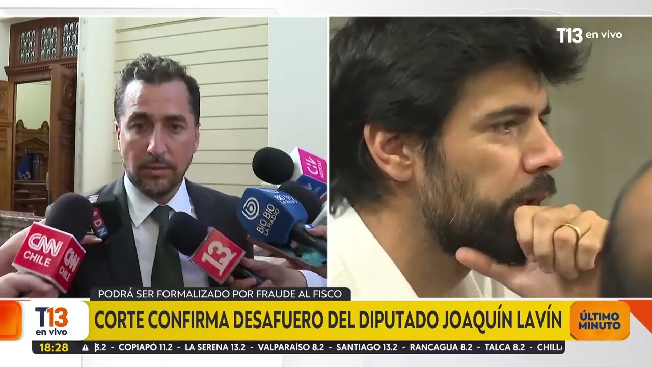 Corte confirma desafuero del diputado Joaquín Lavin