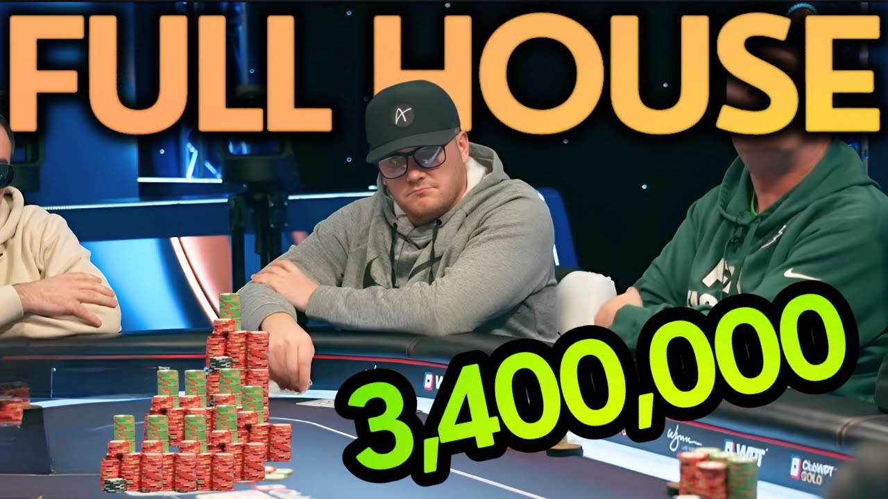 A FULL HOUSE for 3,400,000 at WPT World Championship at the Wynn