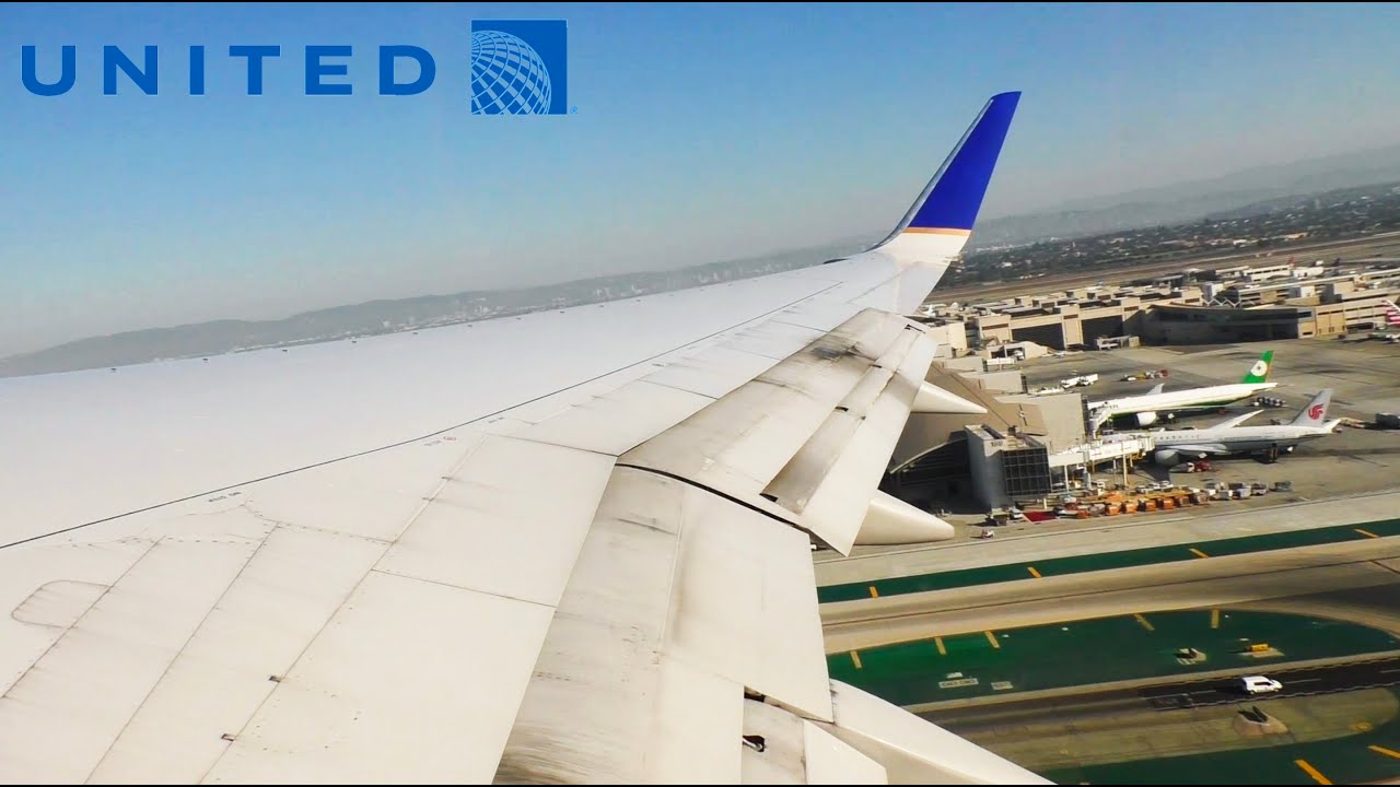 United Airlines Boeing 757-300 Takeoff from Los Angeles (LAX)
