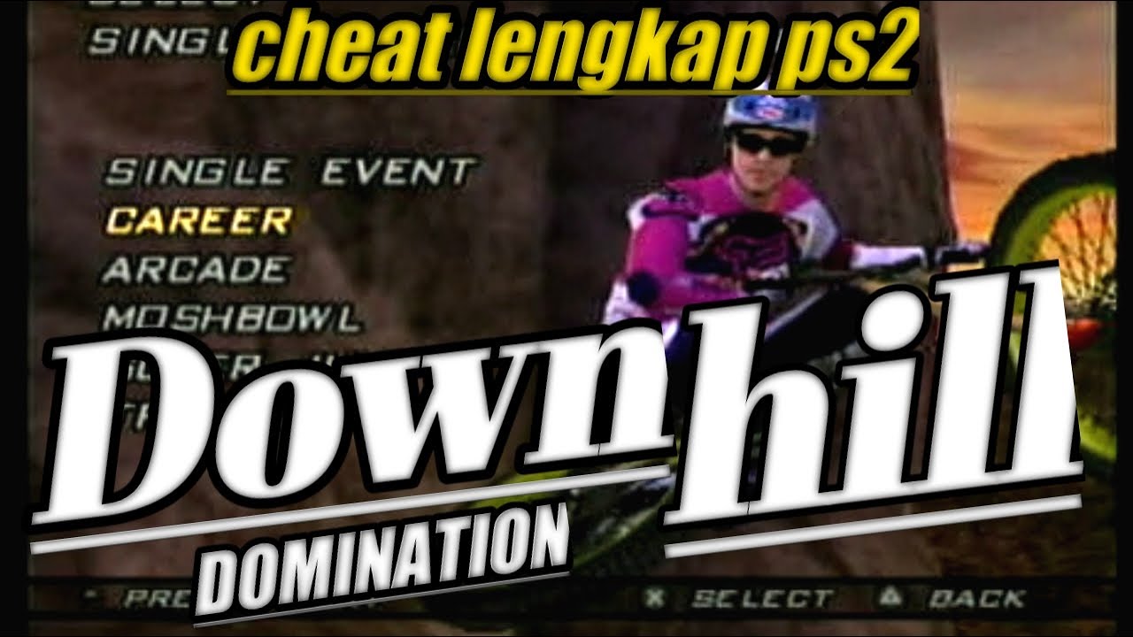 cheat downhill domination ps2 dan caranya
