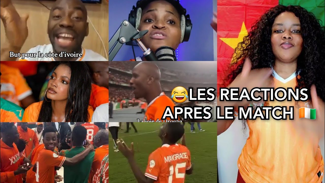 ⚽️🥳🇨🇮LES REACTIONS APRÈS LA QUALIFICATION DES IVOIRIENS EN FINALE.CAN 2024