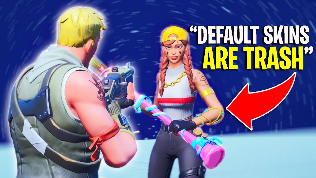 Making Kids Mad In Creative Fills As A Fake Default Skin...