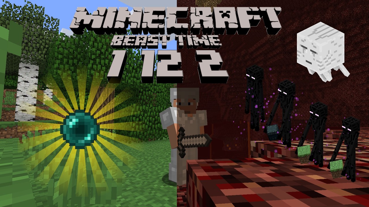 1.12.2 Minecraft Выживание #17 Эндер мэны дропуют Эндер Пеарлы вообще + Mr. X?!?!?!!! 