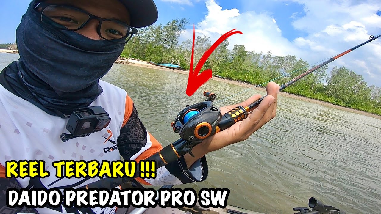 MANCING CASTING DENGAN REEL TERBARU DAIDO, DAIDO PREDATOR PRO SW