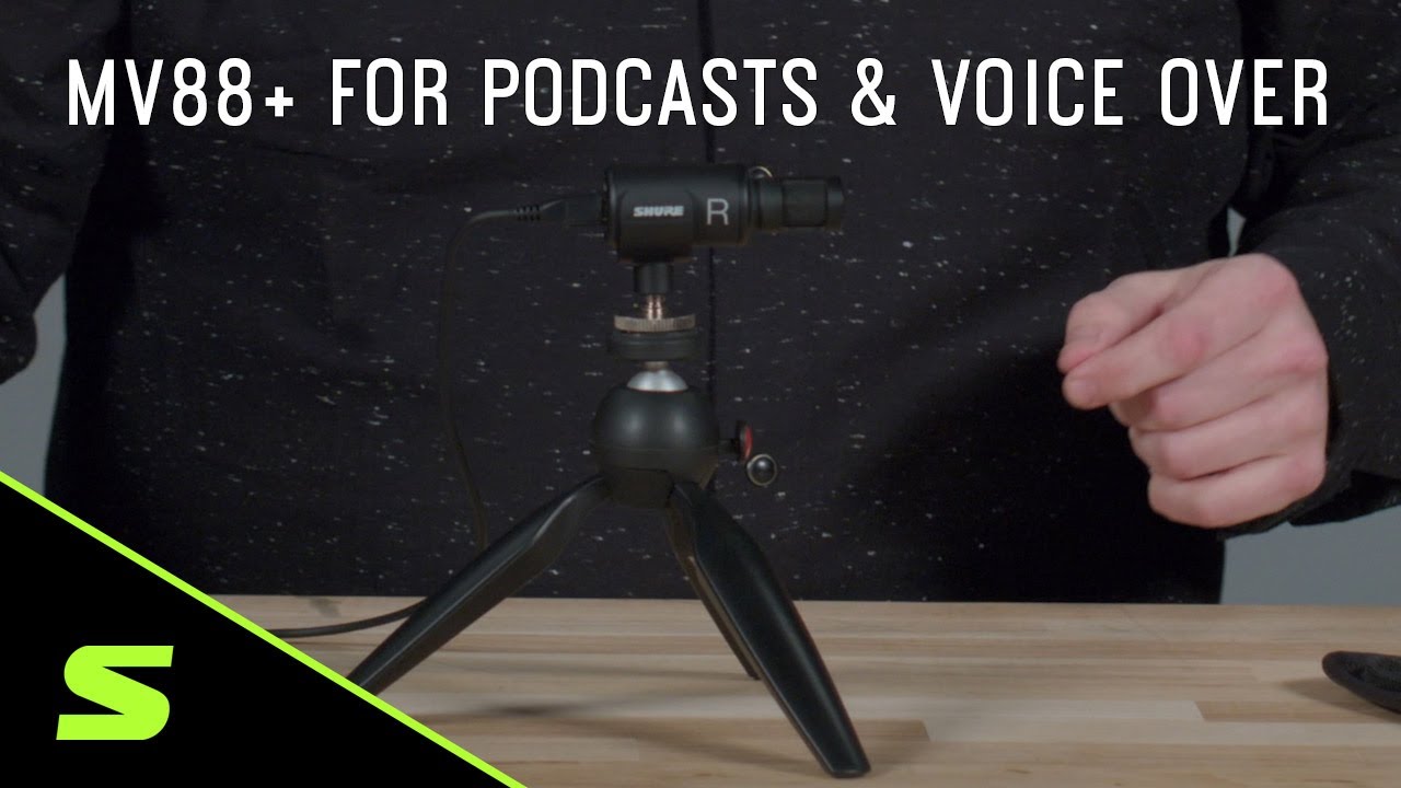 Shure MV88+ How to set up for podcasts and voice over