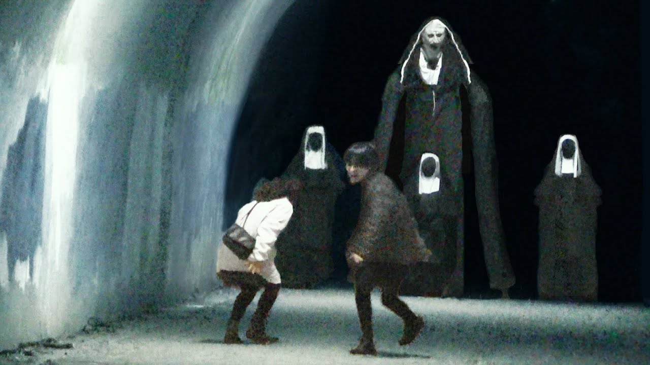 -The NUN- Giant NUN Scary Prank in Japan ‪✝︎ -Short Film-