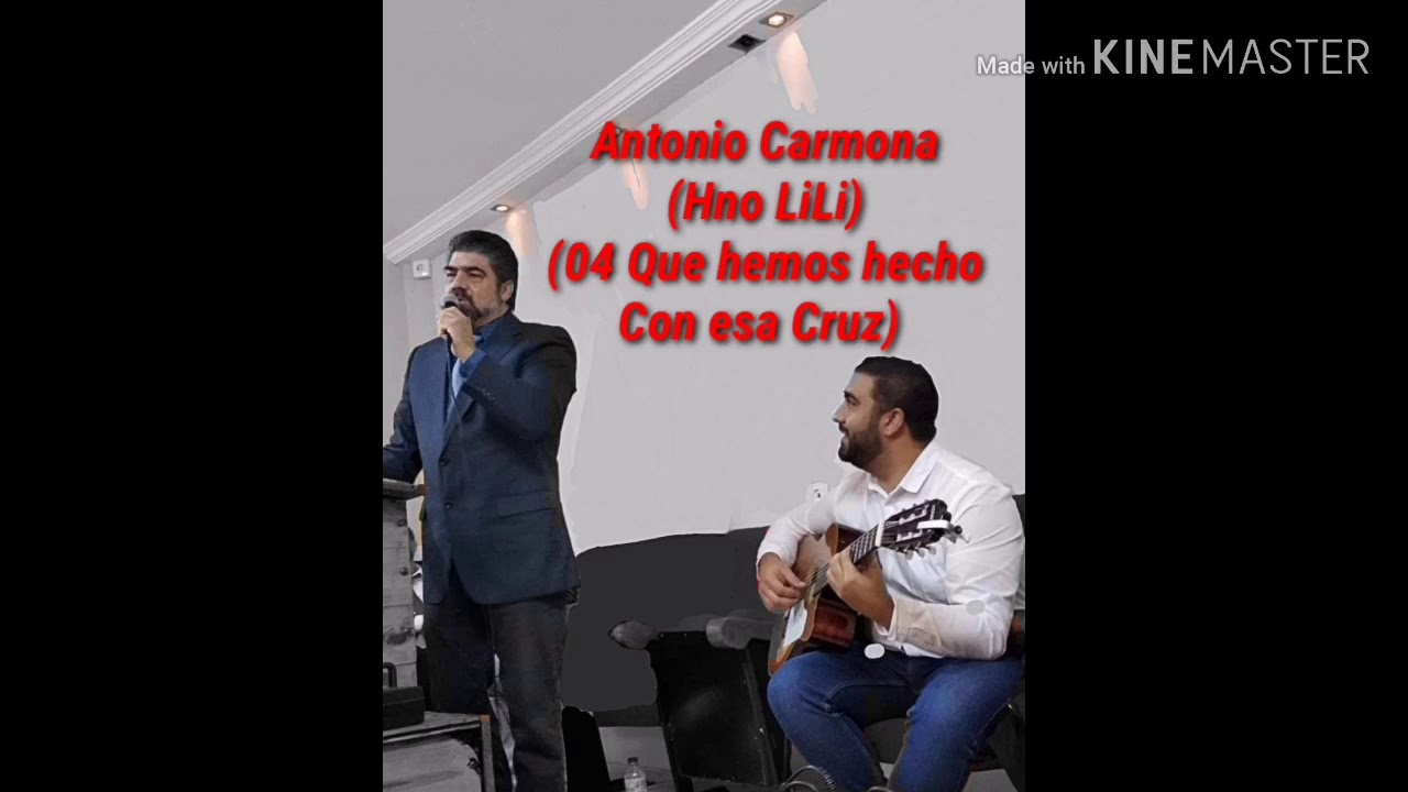 Antonio Carmona (Hermano LiLi) junto con Ruth Carmona 04 Que hemos hecho con esa Cruz.