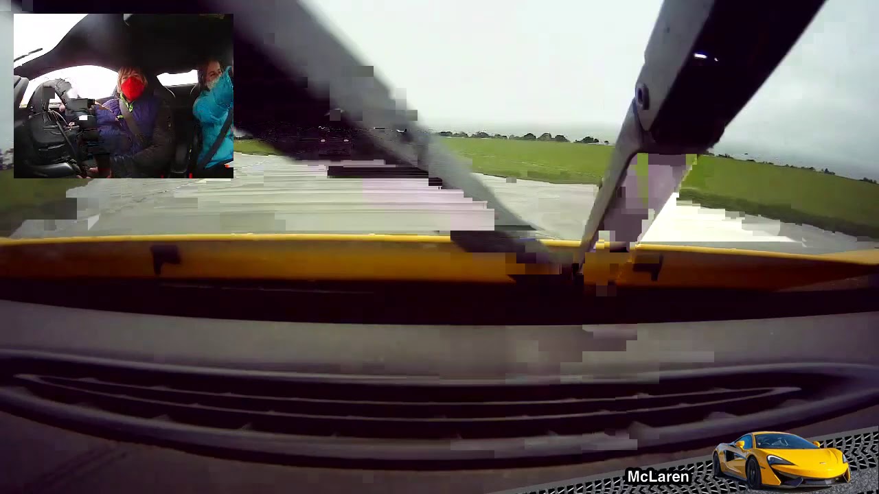 Driving a McLaren 570S - Sywell Aerodrome, Northampton U.K. - Normal Circuit