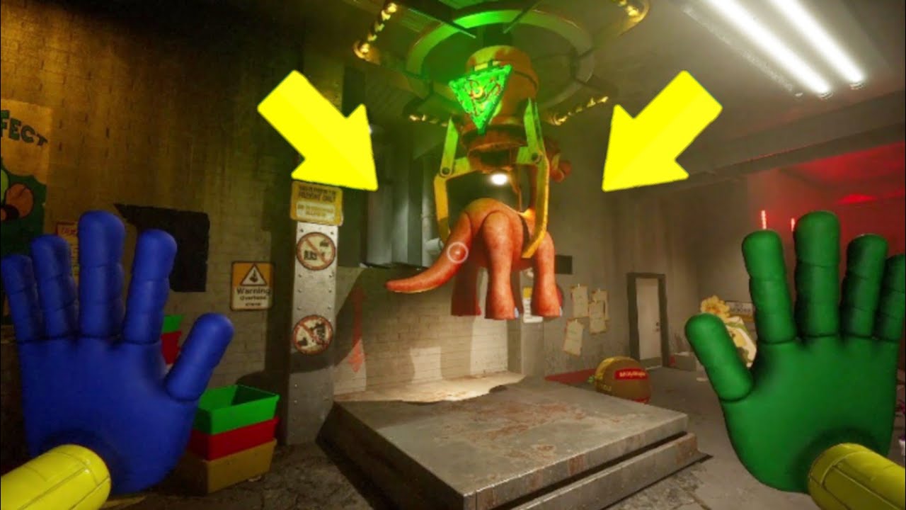 How To Pick Up Dino & Open Gate After Musical Memory In Poppy Playtime Chapter 2 PC? || #poppy2