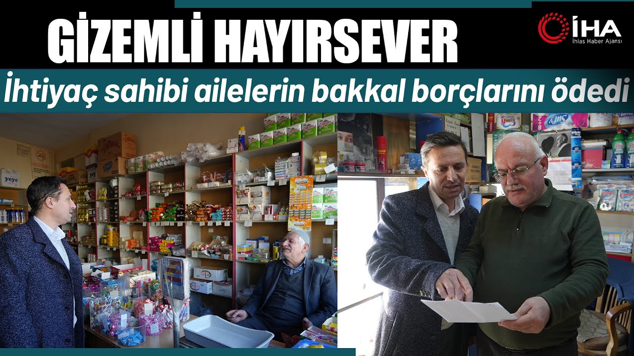 Gizemli Hayırsever 3 Bakkalın Veresiye Defterindeki Borçları Ödedi
