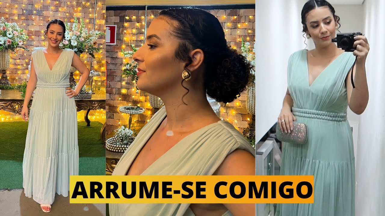 SE ARRUME COMIGO PARA O CASAMENTO DA MINHA IRMÃ , MAKE, CABELO E LOOK | LETÍCIA VELOSO