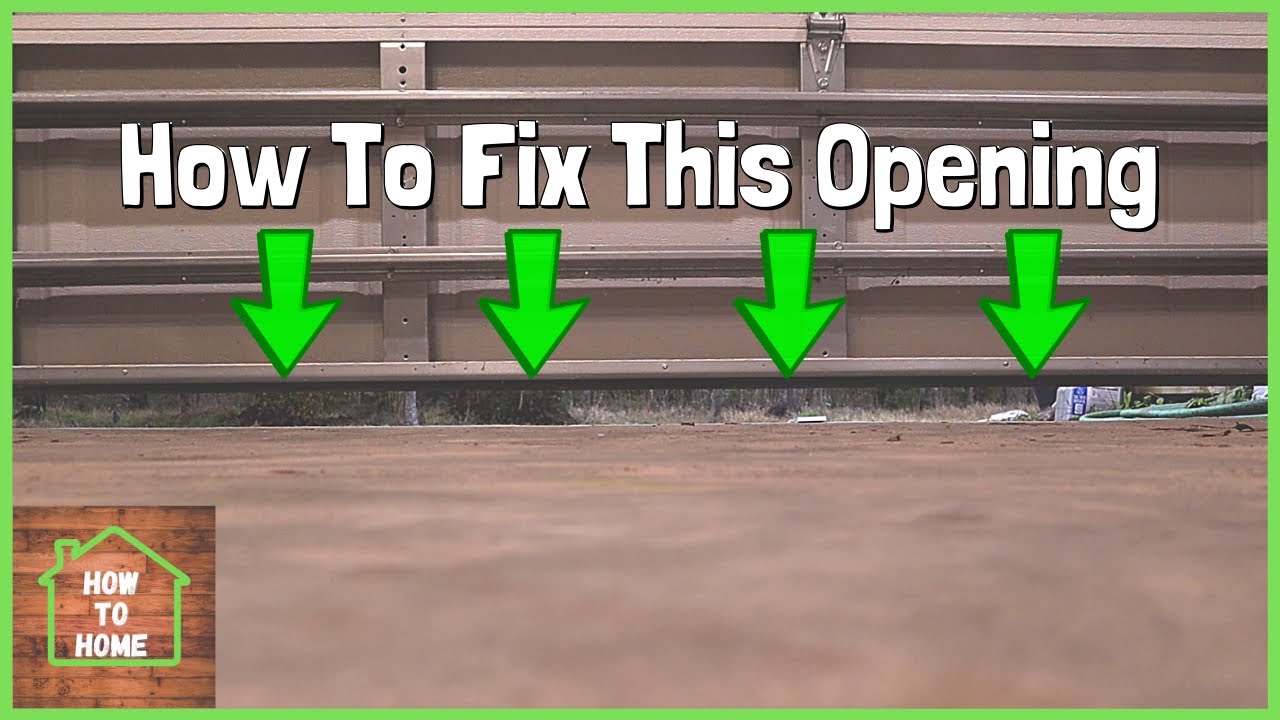 Garage Door Not Closing All The Way Down? | Easy Garage Door Adjustment
