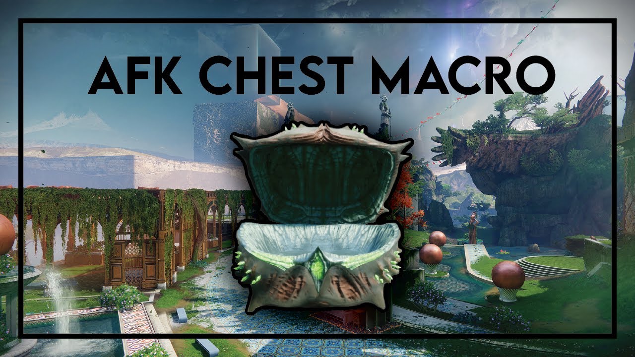 [NOW BANNABLE] Destiny 2 Pale Heart Chest Manipulation and Exotic Class Item AFK Macro