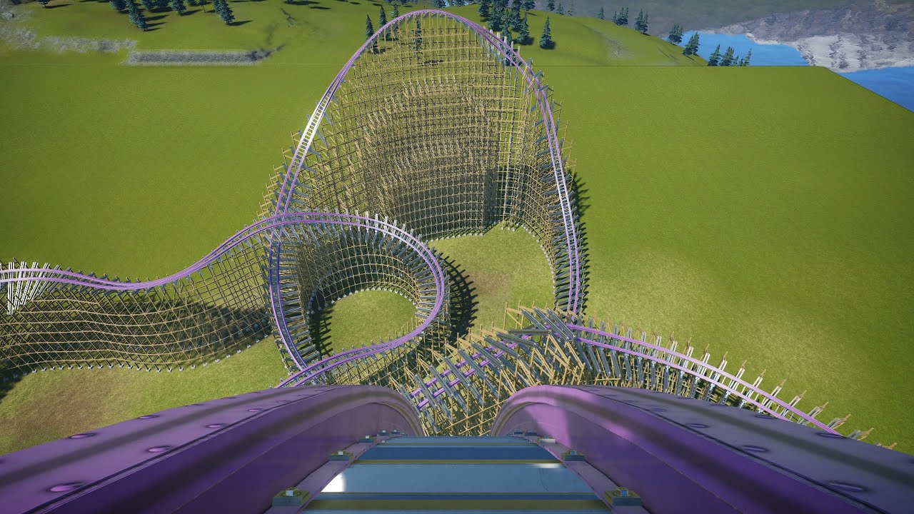 Iron Gwazi Recreation | Highly Accurate | RMC Hyper Hybrid | Planet Coaster Pov