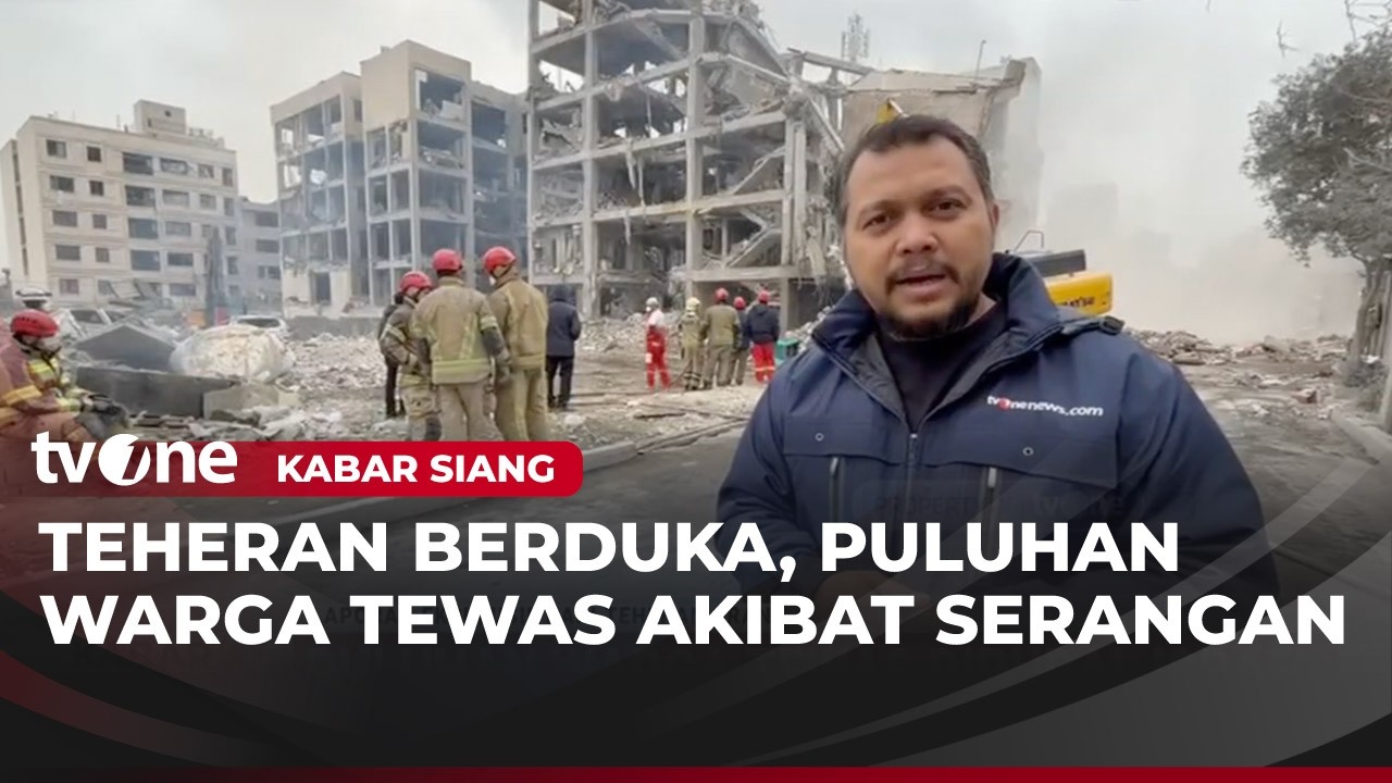 Liputan Eksklusif di Iran Pascaserangan Rudal Israel ke Teheran hingga Menewaskan Puluhan Orang