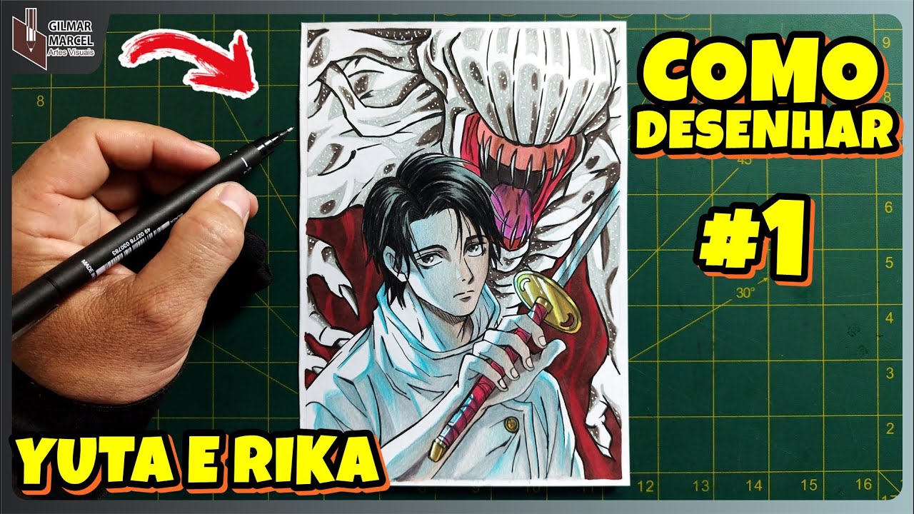INCRÍVEL PASSO A PASSO DE YUTA E RIKA ANIME JUJUTSU KAISEN #1 #jujutsu #jujutsu