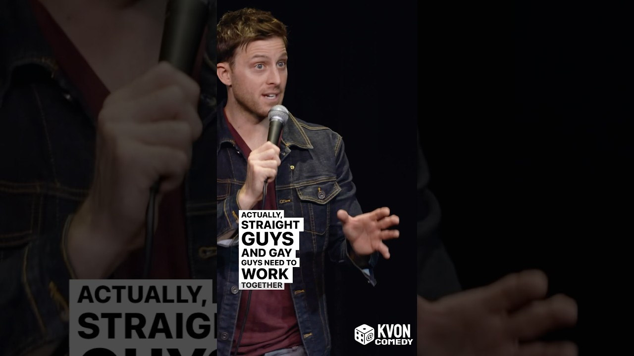 Gay Guys vs Straight 😂 (KvonComedy) #funny #standupcomedy #comedy #lgbtq #cleanhumor #drybarcomedy