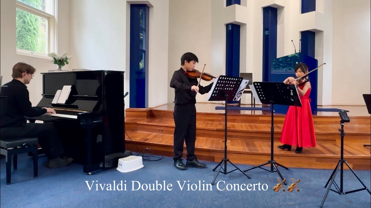 Vivaldi Concerto for Two Violins in A Minor RV 522 | Zach & Izzy | Virtuosi di Corda Concert 2025