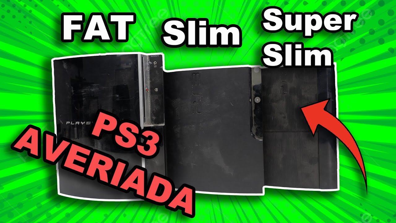 ✅ COMPRÉ tres PS3 | REPARA y RESTAURA cualquier PS3 | 💎 NEGRO PIANO - SYSCON - PS3 Super Slim #3/3