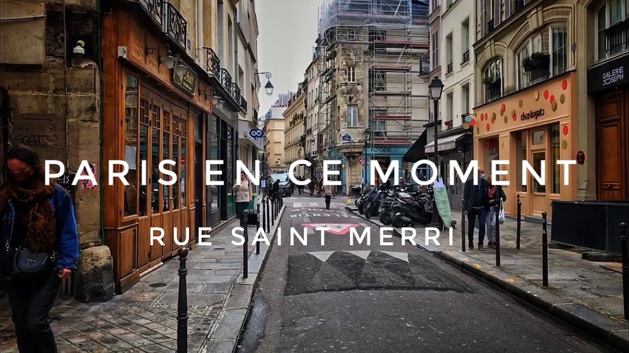 🇫🇷 WALK IN PARIS ( RUE SAINT MERRI ) 31/10/2020 PARIS 4K