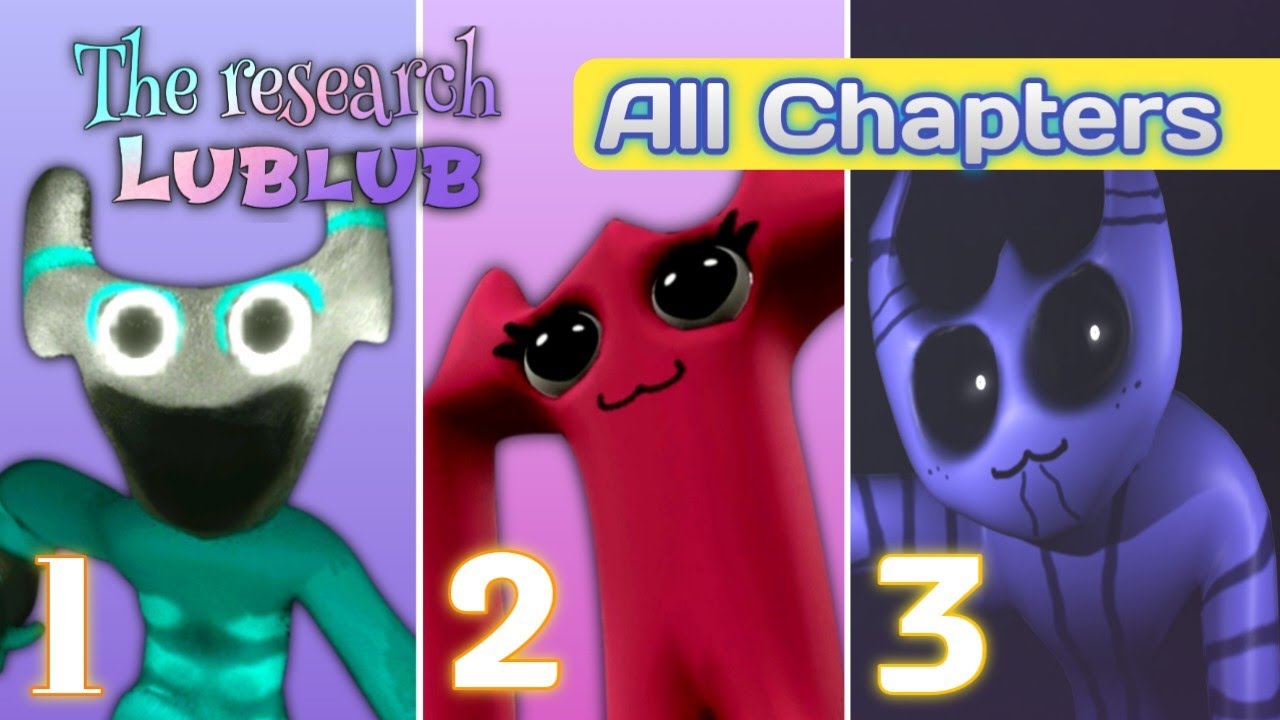 THE RESEARCH LUBLUB All CHAPTERS (1,2,3) - FULL GAMEPLAY + ALL JUMPSCARES!!!