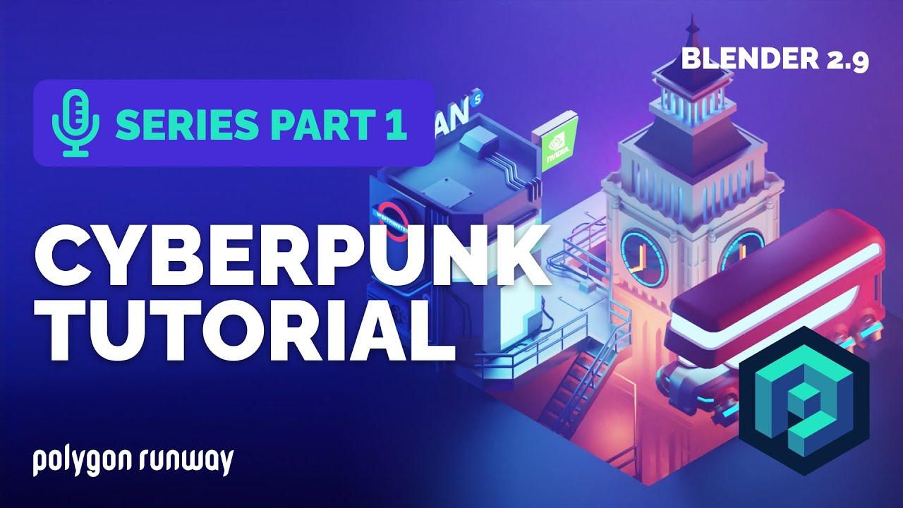 Cyberpunk London Tutorial Part 1 in Blender 2.9