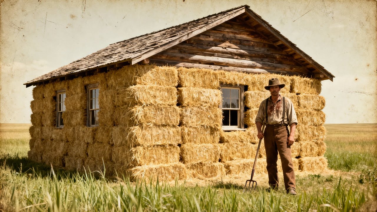 Everyone Laughed at Him for Stacking His Winter Hay Against His House — Until The Drafts Disappeared