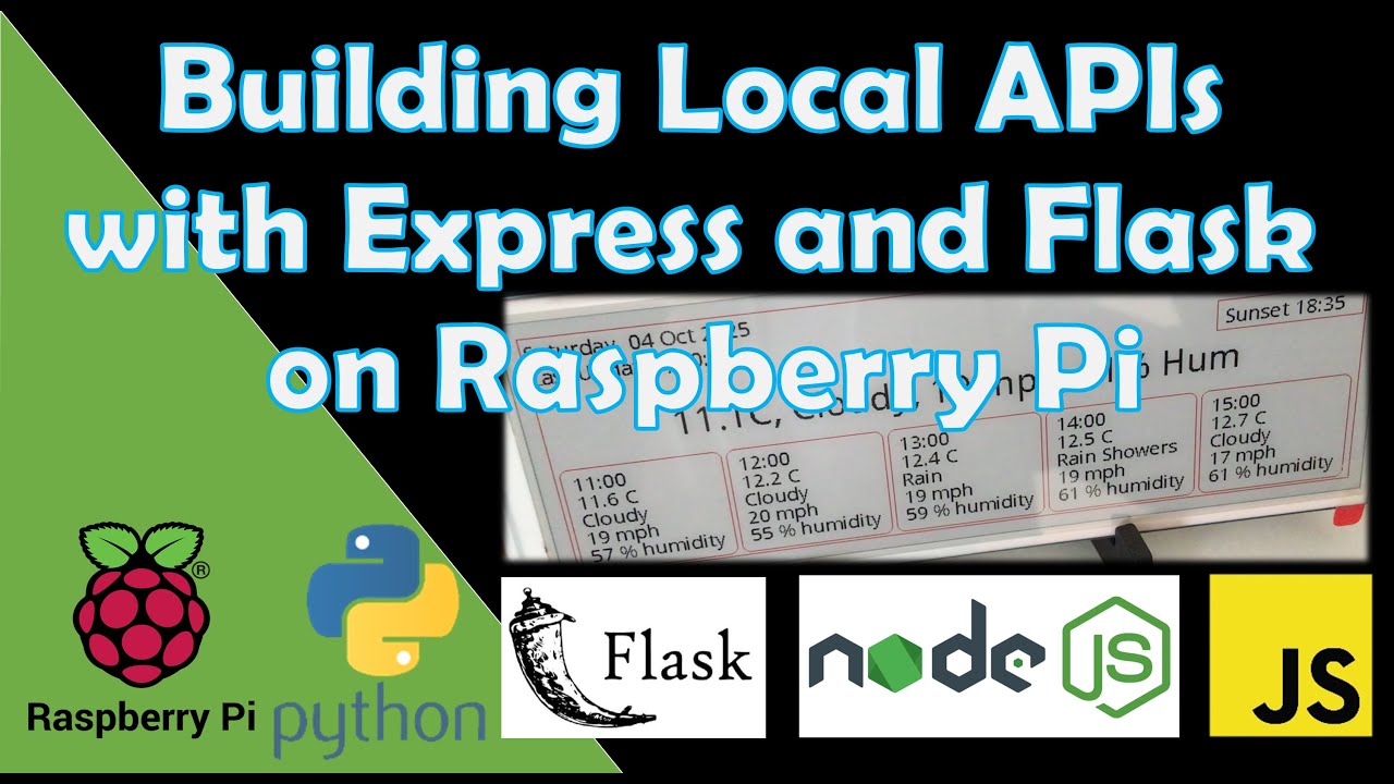 Building Local APIs with Express and Flask on Raspberry Pi - Completed