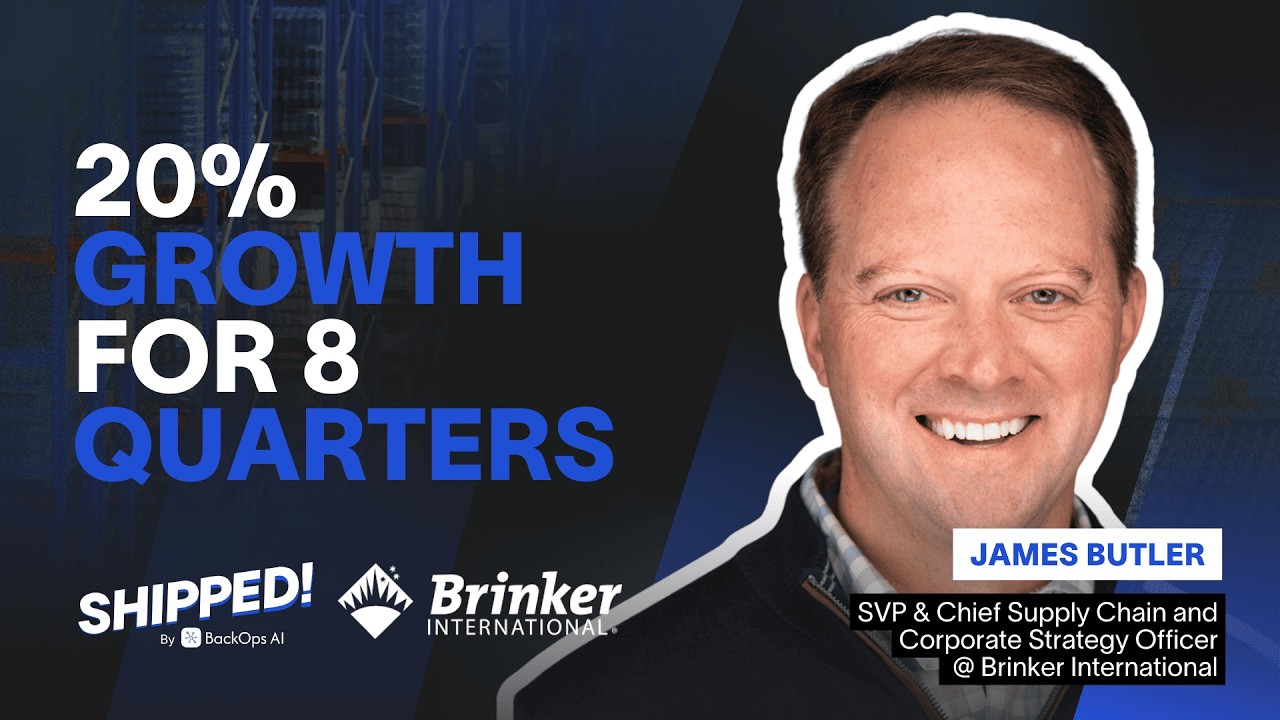 How Brinker sustains 20% growth: Supply visibility over demand forecasting | James Butler