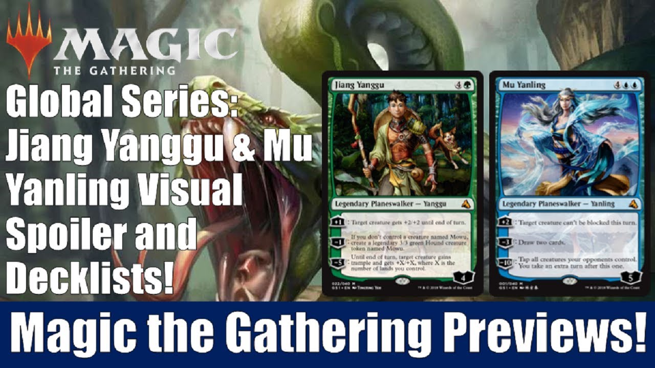 MTG Global Series Jiang Yanggu & Mu Yanling Visual Spoiler and Decklists