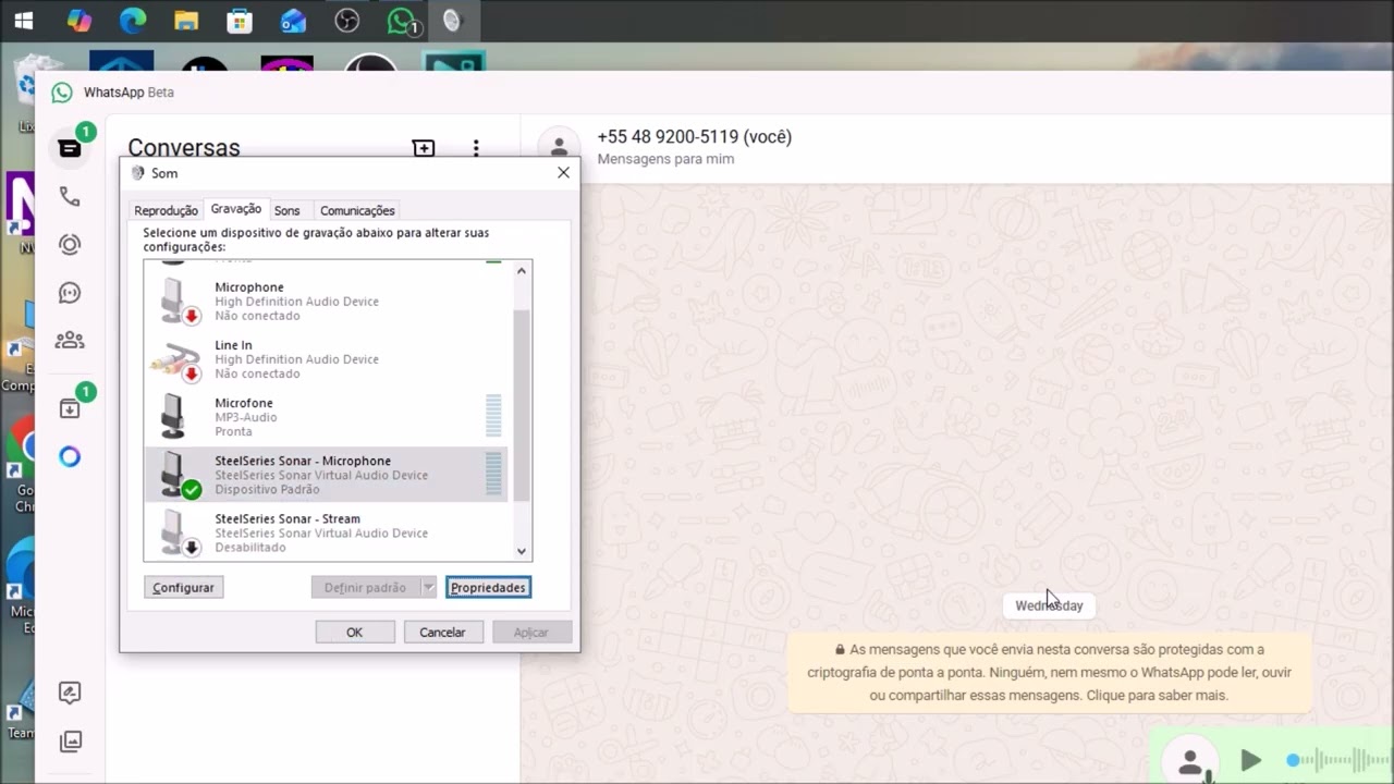COMO NAVEGAR NA NOVA VERÇÃO DO WHATSAPP DESKTOP COM NVDA - AULA SINSÉRA