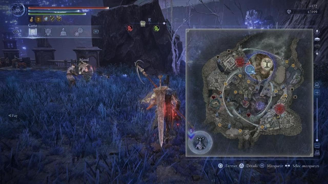 ELDEN RING NIGHTREIGN : Bête de L'Equilibre Souverain [Deep of Night Level 5] [Faux du Halo]