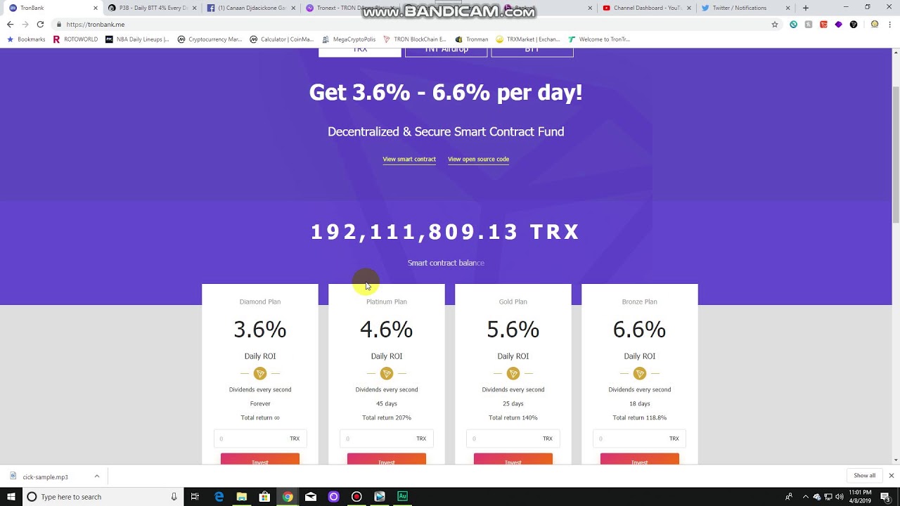 Talking NEW Tronext DIVS, Bankroll, Tronbank ROIs (April 9, 2019) #TRON #TRX