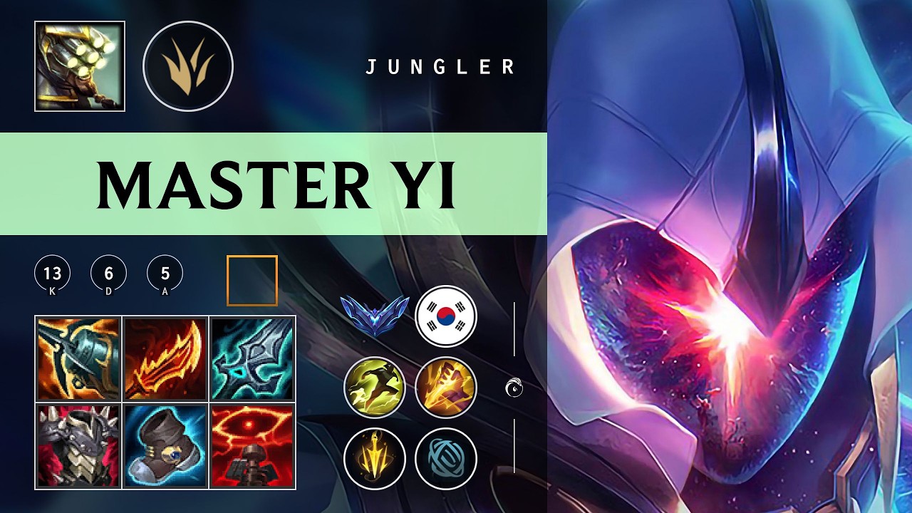 Master Yi Jungle vs Xin Zhao - KR Diamond Patch 26.03