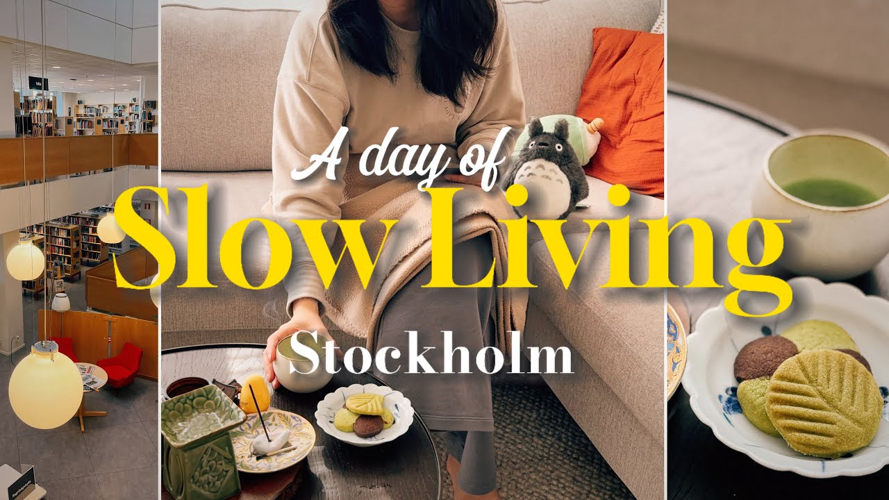 Joy in Simple Living | Homemade cooking, Library Visits | Stockholm Life Vlog