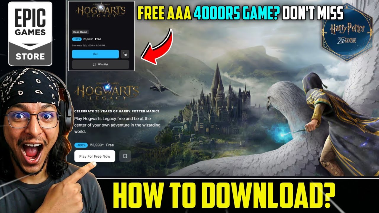 How To Claim Hogwarts Legacy FREE on Epic Games (AAA Game) 2026!